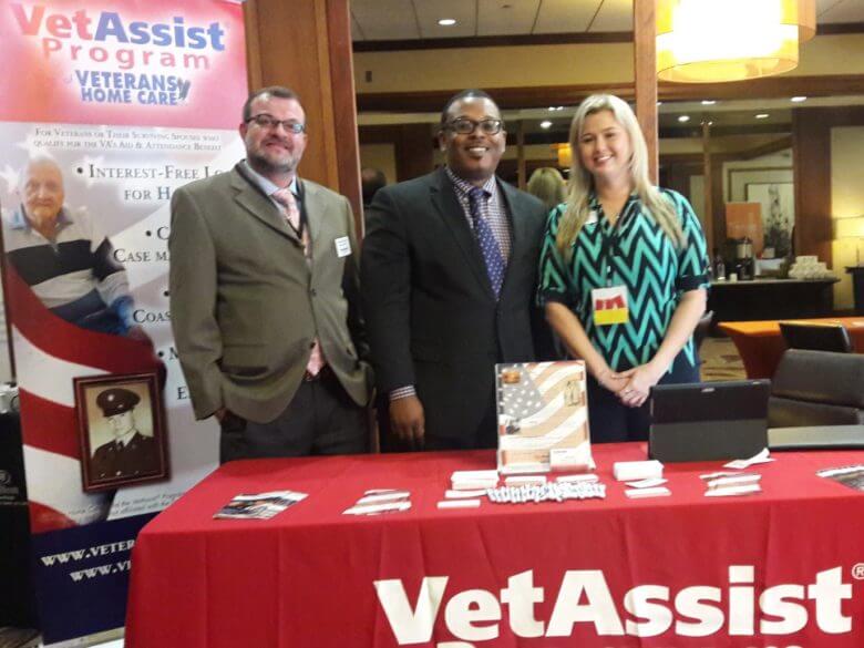 Veterans Home Care managers at a conference of home care agency professionals.