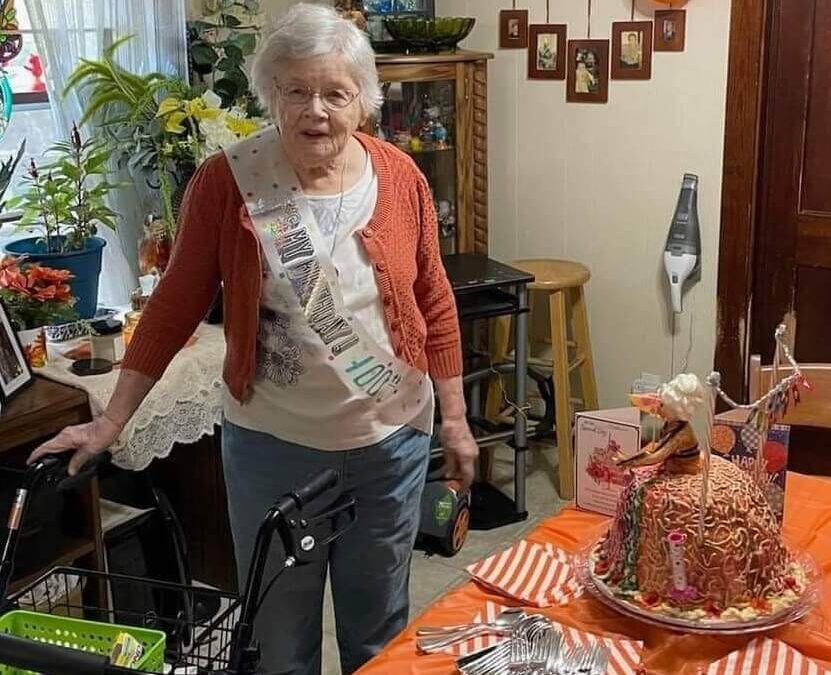 Unusual 100th Birthday for Arkansas Senior