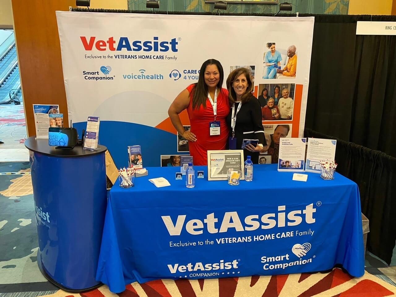 Veterans Home Care managers at a conference of home care agency professionals.