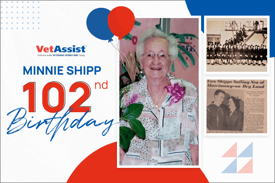 Read more about the article Happy 102nd Birthday to WWII Veteran Minnie Shipp!